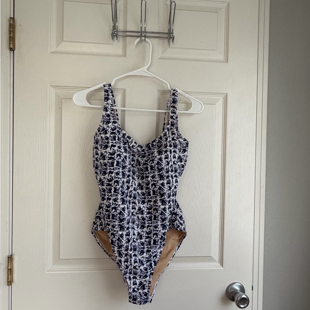 Katie Kime Otomi Tropical-Inspired One Piece Swimsuit – Size L